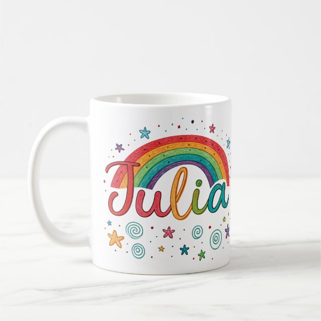 Caneca De Café Rainbow Dreams Julia 1 (Esquerda)