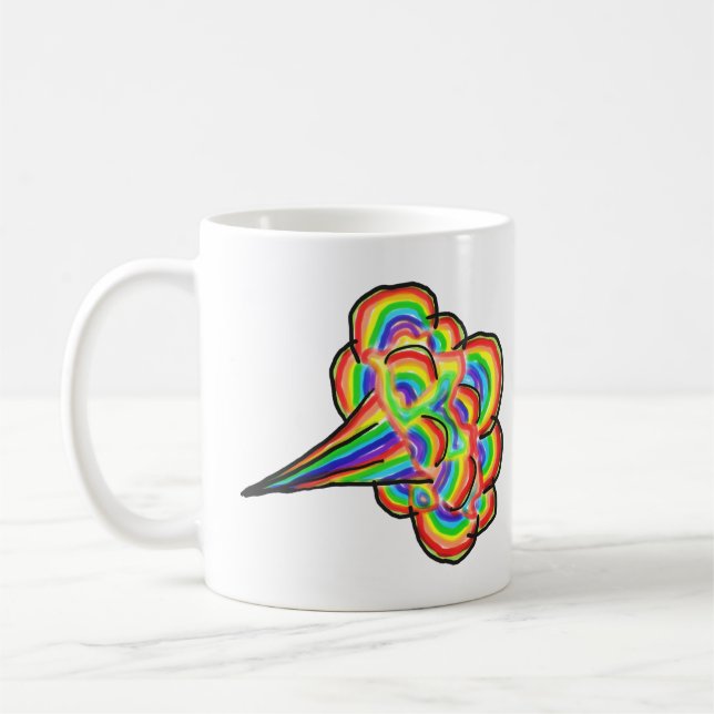 Caneca De Café Rainbow Fart (Esquerda)