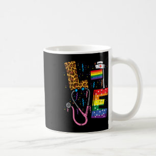 Caneca De Café Rainbow Flag Love Nurn Scrub Top Lgbt Pride Mo