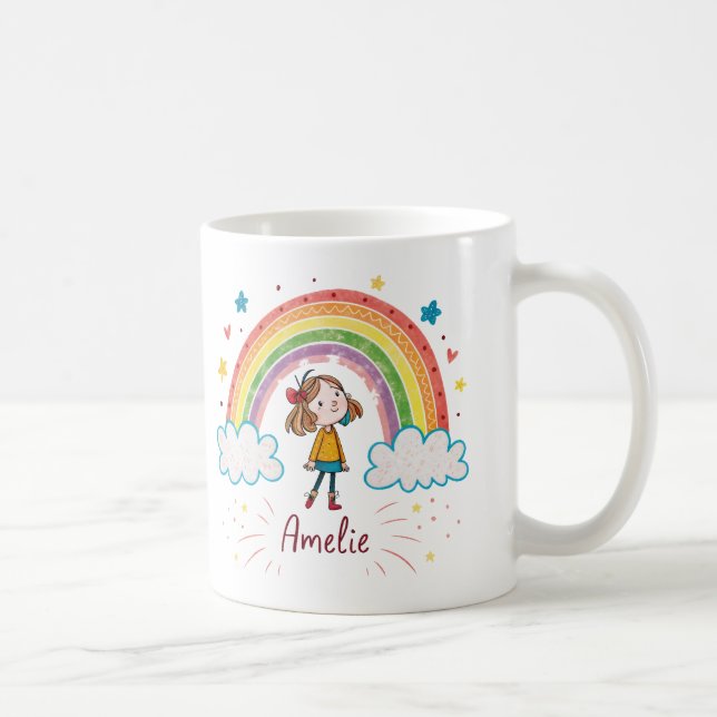 Caneca De Café Rainbow Girl Amelie 2 (Direita)
