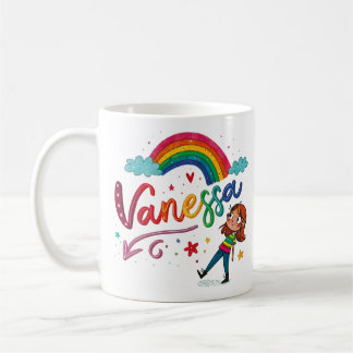 Caneca De Café Rainbow Girl Vanessa 3