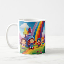 Caneca De Café Rainbow Kids Classic Mug for Joyful Sips
