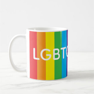 Caneca De Café Rainbow "LGBTQIAPN+" Mug
