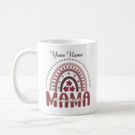 Caneca De Café Rainbow Mama Design