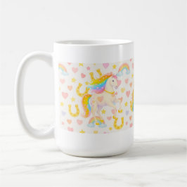 Caneca De Café Rainbow Mane Horses Coffee Mug — Cooper & Cody