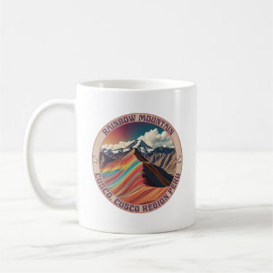 Caneca De Café Rainbow Mountain Cusco, região de Cusco, Peru