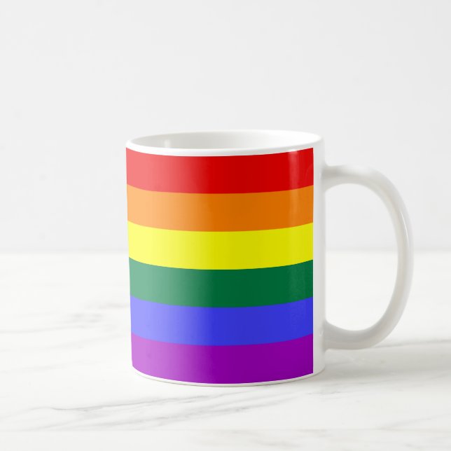 Caneca De Café Rainbow Pride Flag Mug (Direita)
