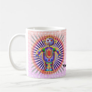 Caneca De Café Rainbow Robot Mug