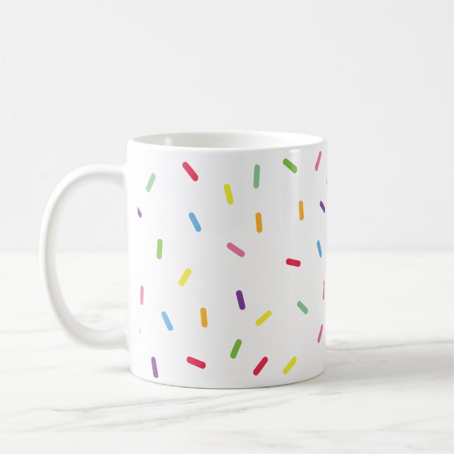 Caneca De Café Rainbow Sprinkles Mug (Esquerda)