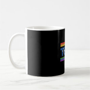 Caneca De Café Rainbow Texas Flag Design para orgulhosos LGBT+ Te
