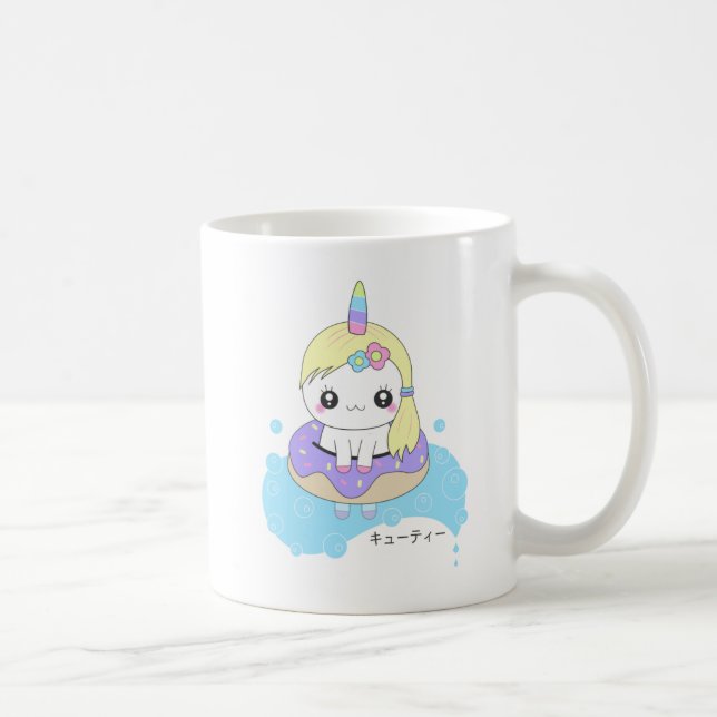 Caneca De Café Rainbow Unicorn (Direita)