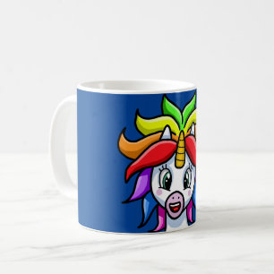 Caneca De Café Rainbow Unicorn