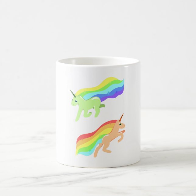 Caneca De Café Rainbow Unicorns (Centro)