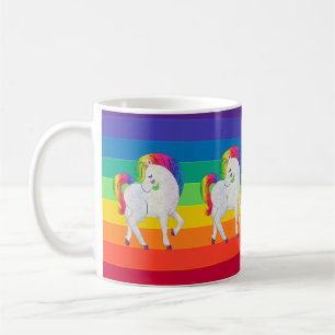 Caneca De Café Rainbow Unicorns Parade Coffee Mug