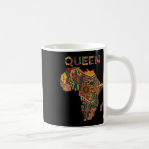 Caneca De Café Rainha Africana Art Para Meninas Mulheres Impressã