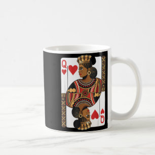 Caneca De Café rainha africana cartão melanina orgulho negro blm