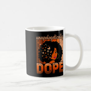 Caneca De Café Rainha Afro Melanina Drogada Sem Desculpas Preto S