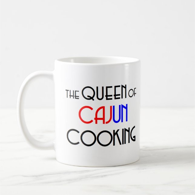 Caneca De Café rainha cozinhar cajun (Esquerda)