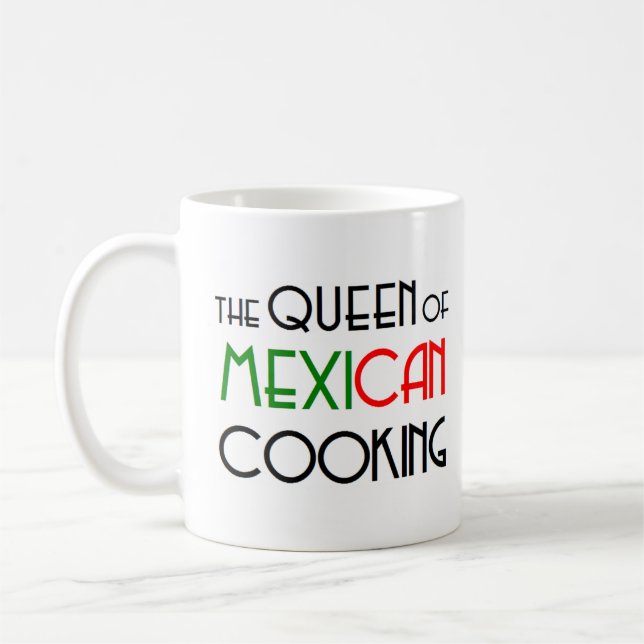Caneca De Café rainha cozinhar mexicana (Esquerda)
