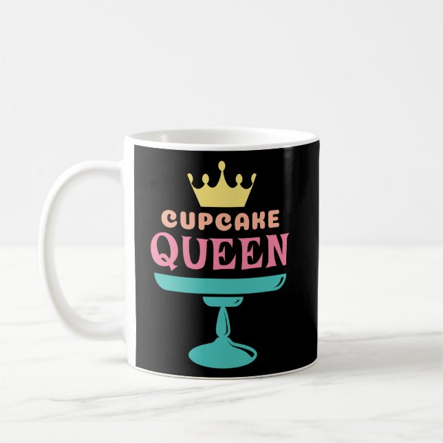 Caneca De Café Rainha cupcake (Esquerda)