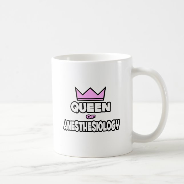 Caneca De Café Rainha da Anestesiologia (Direita)