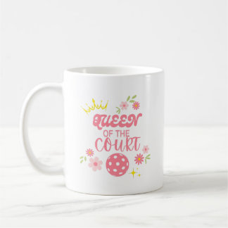 Caneca De Café Rainha da Corte Pickleball Mug