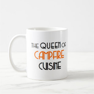 Caneca De Café rainha da culinária campfire