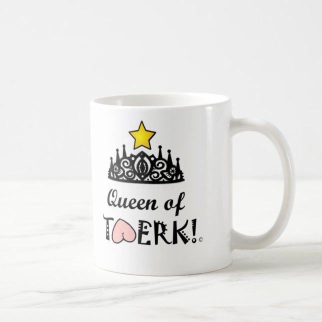 Caneca De Café Rainha da estrela de Twerk (Direita)