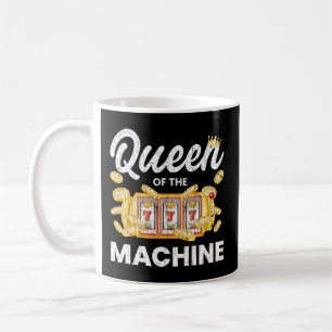 Caneca De Café Rainha Da Máquina De Slot Casino Gambler
