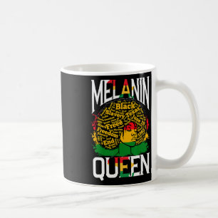 Caneca De Café Rainha da Melanina Mulher