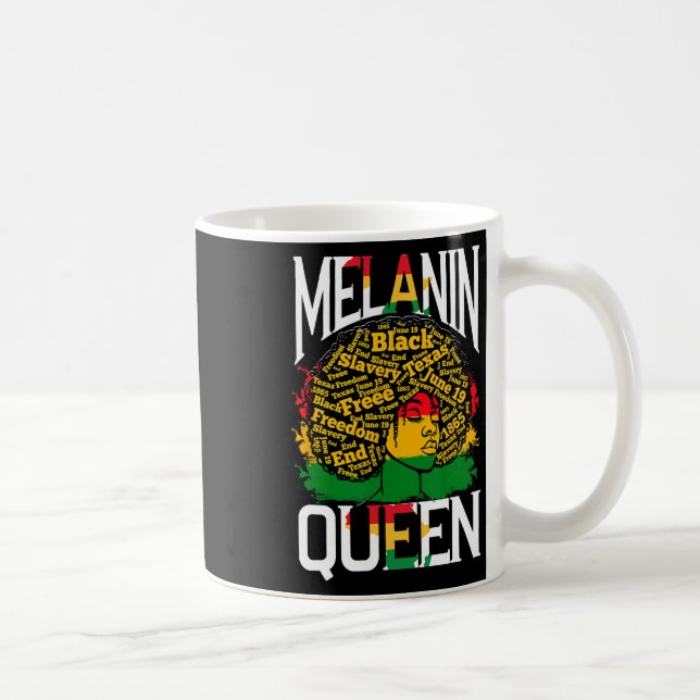 Caneca De Café Rainha da Melanina Mulher  (Direita)