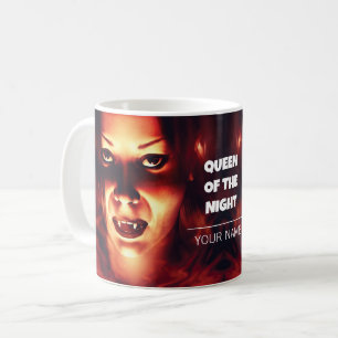 Caneca De Café Rainha da Noite. Vampira