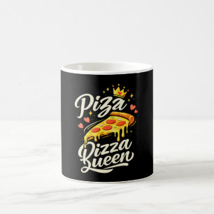 Caneca De Café Rainha da Pizza Engraçada Cozinhando para Mulheres