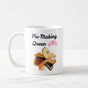 Caneca De Café Rainha da Produção de Tortas