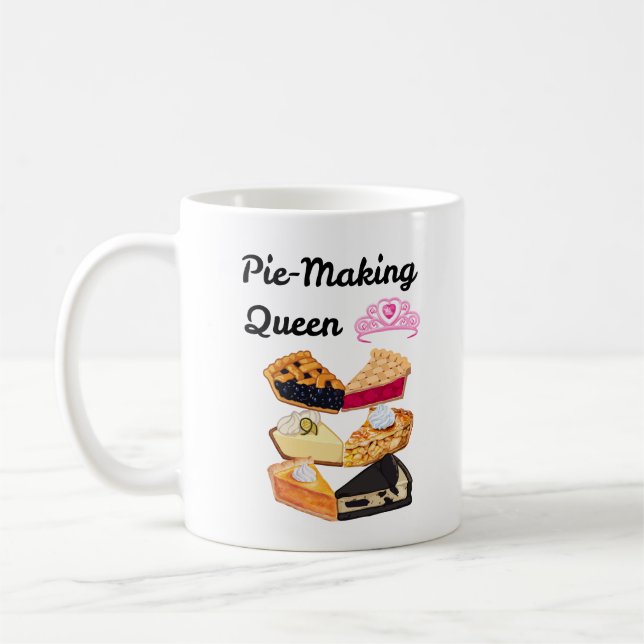 Caneca De Café Rainha da Produção de Tortas (Esquerda)