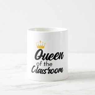 Caneca De Café Rainha Da Sala De Aula Legal De Volta À Cotação