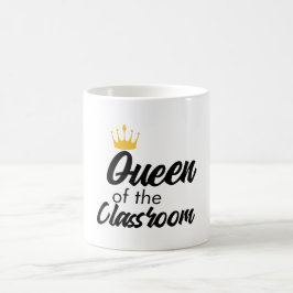 Caneca De Café Rainha Da Sala De Aula Legal De Volta À Cotação Da