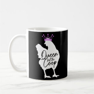 Caneca De Café Rainha De Frango Da Coop Farmer Mamãe