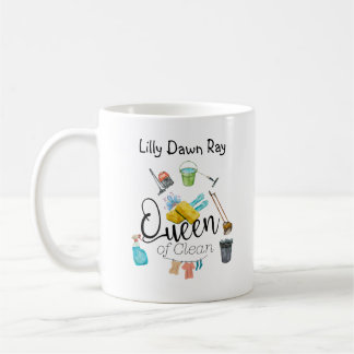 Caneca De Café Rainha de Limpa