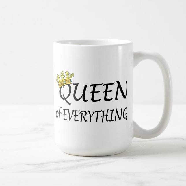 Caneca De Café Rainha de tudo (Direita)