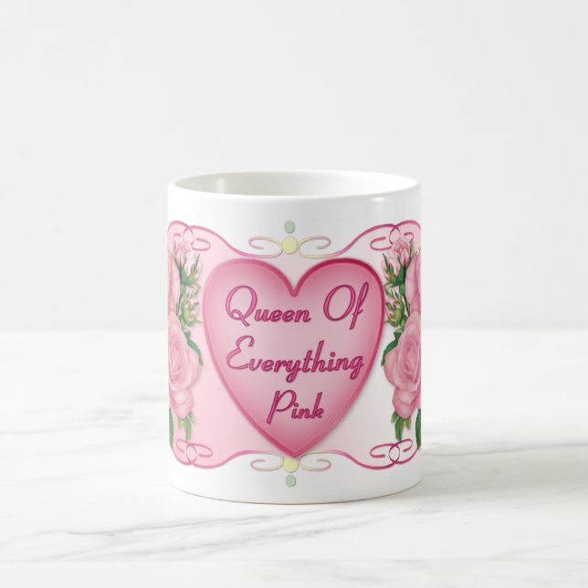 Caneca De Café Rainha de Tudo Rosa Mãe (Centro)