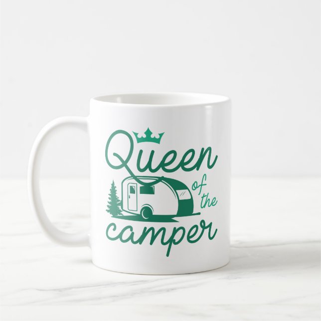 Caneca De Café Rainha Do Camper (Esquerda)