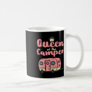 Caneca De Café Rainha Do Camper Adorável Van De Acampamento Trail