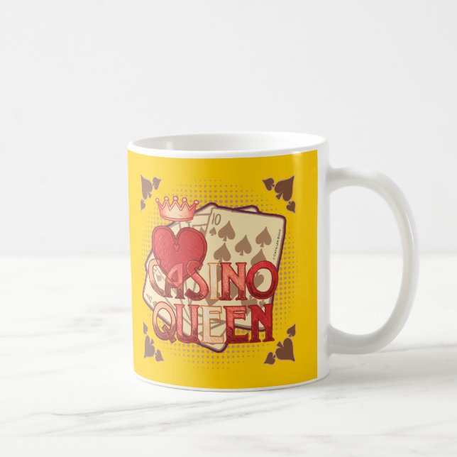 Caneca De Café Rainha do Cassino Quente (Direita)