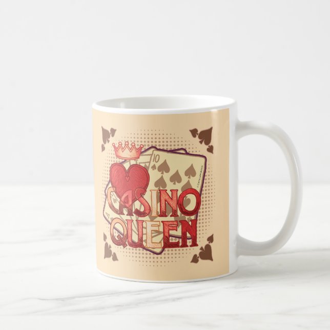Caneca De Café Rainha do Cassino Quente (Direita)