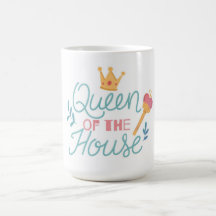 Rainha do Dia de as mães da Casa Mug de café