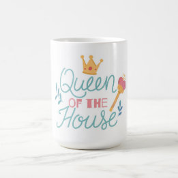 Caneca De Café Rainha do Dia de as mães da Casa Mug de café