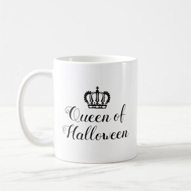 Caneca De Café Rainha do Halloween (Esquerda)