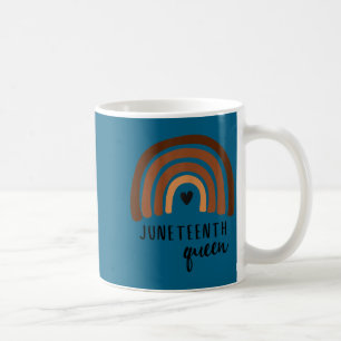 Caneca De Café Rainha do Juneteenth das mulheres amor melanina