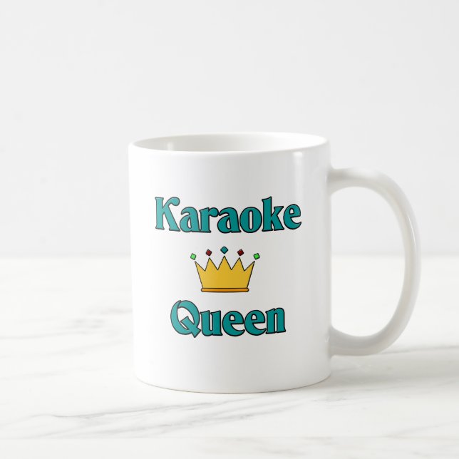Caneca De Café Rainha do karaoke (Direita)